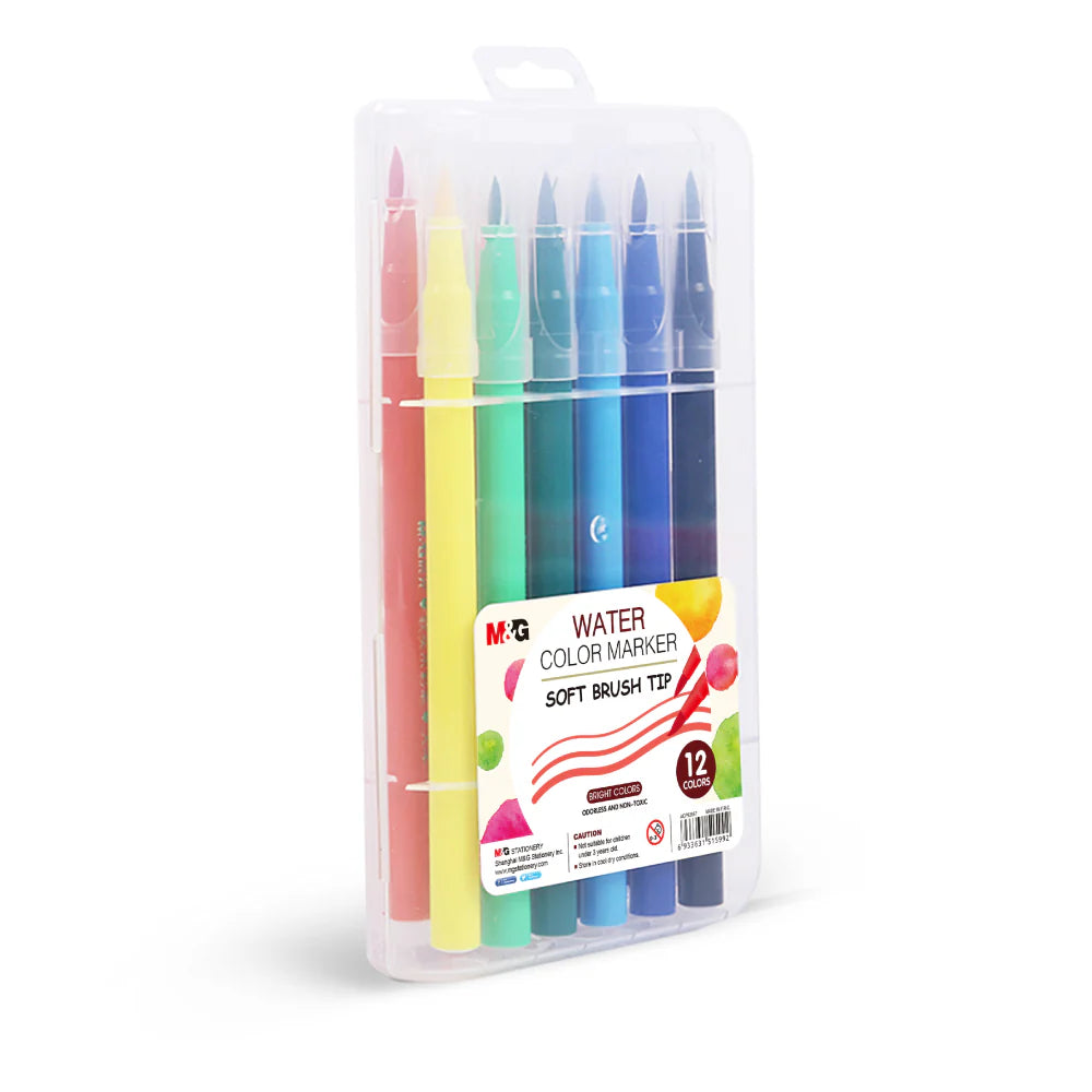 M&G Water Color Pen Set of 12 Colours