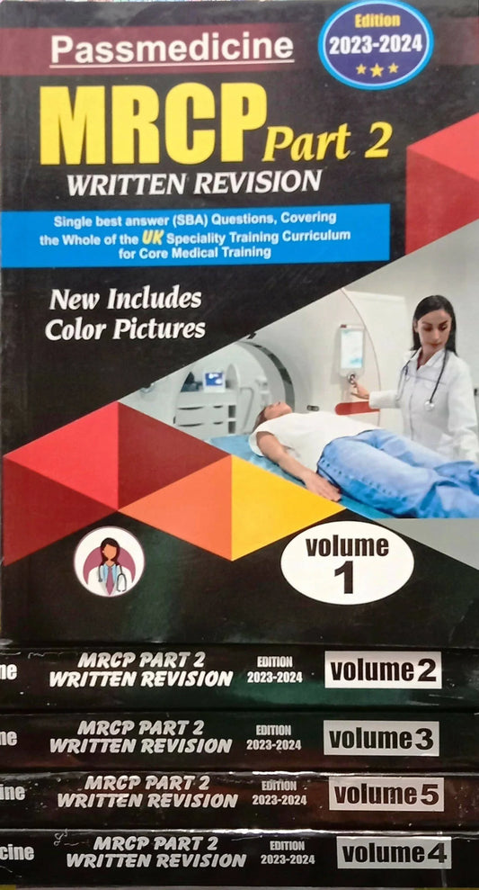 Pass Medicine MRCP Part 2 Written Revision Vol 01 To 05 2023 To 2024 MRCP NEW BOOKS N BOOKS