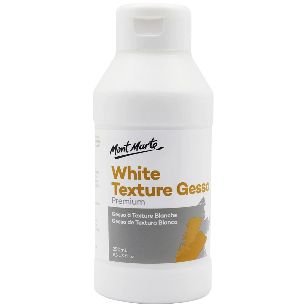 MONT MARTE White Texture Gesso Premium 250ml