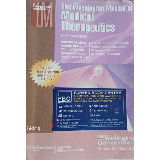 The Washington Manual Of Medical Therapeutics Mattpaper