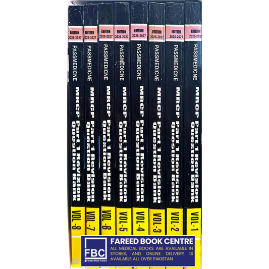 Pass Medicine MRCP part 1 Revision Question Bank 8 Volume Set 2026-20227 edition Colour Pictures