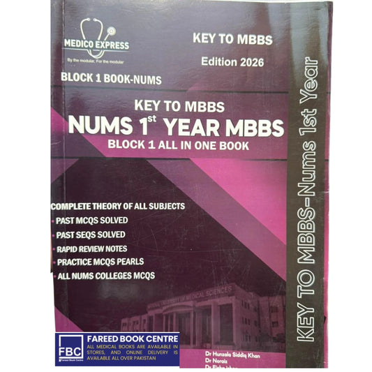 Medico Express 1st Year Mbbs NUMS Past Papers edition 2026