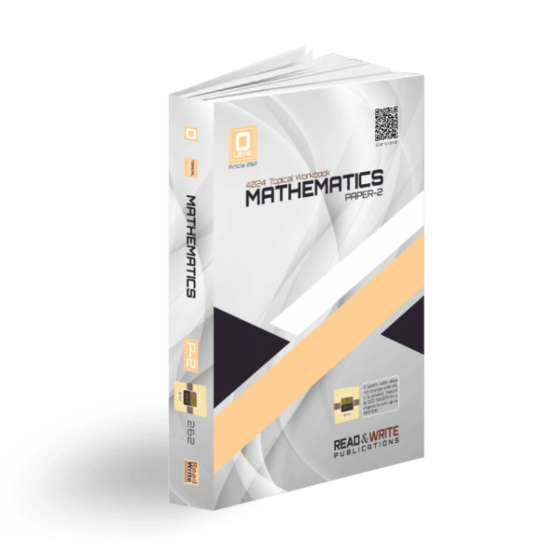 262 Mathematics O Level Paper 2 Topical Workbook – Fareed Book Centre