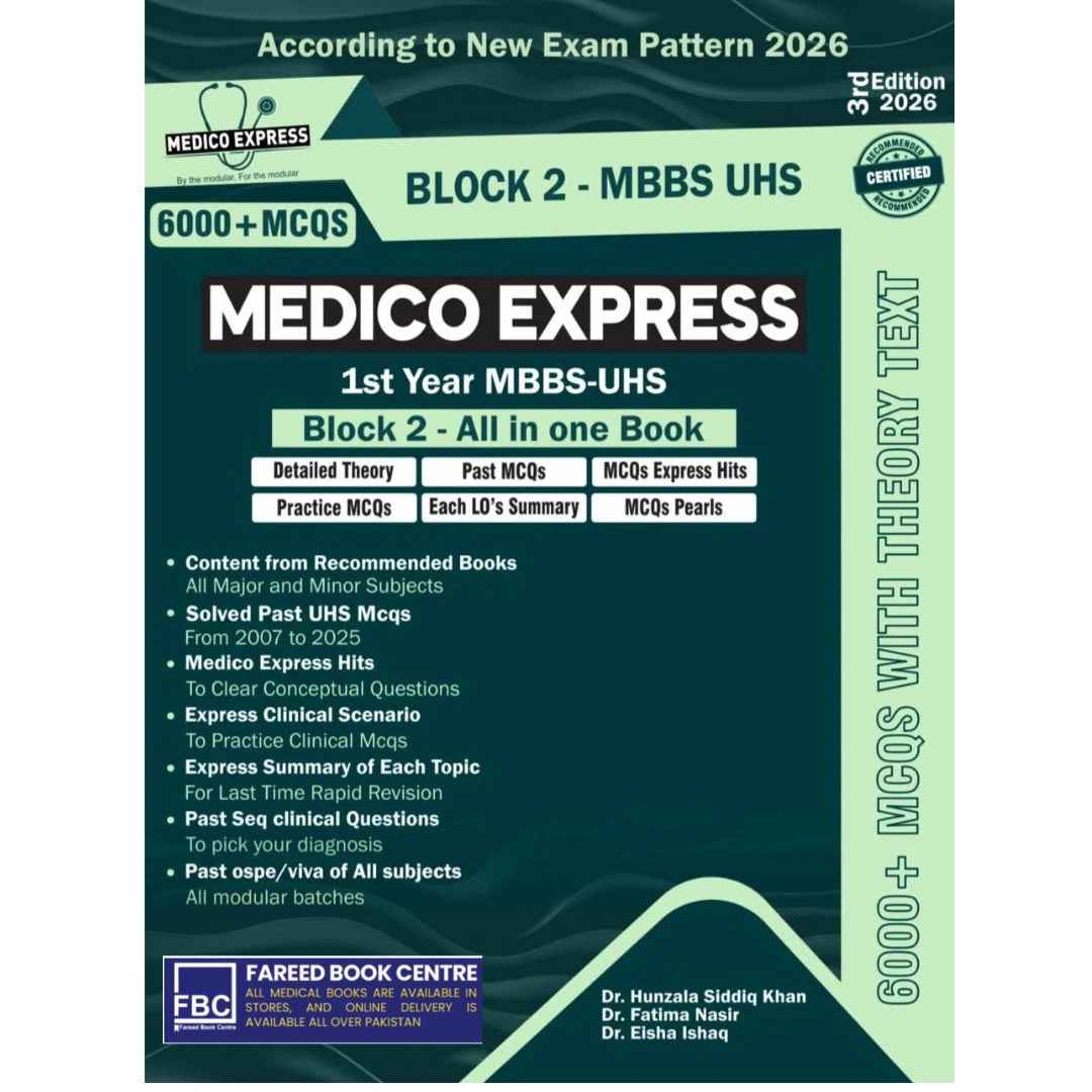 Medico Express Block 2 1st year MBBS 2026 edition