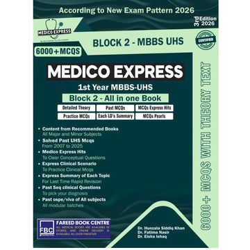 Medico Express Block 2 1st year MBBS 2026 edition
