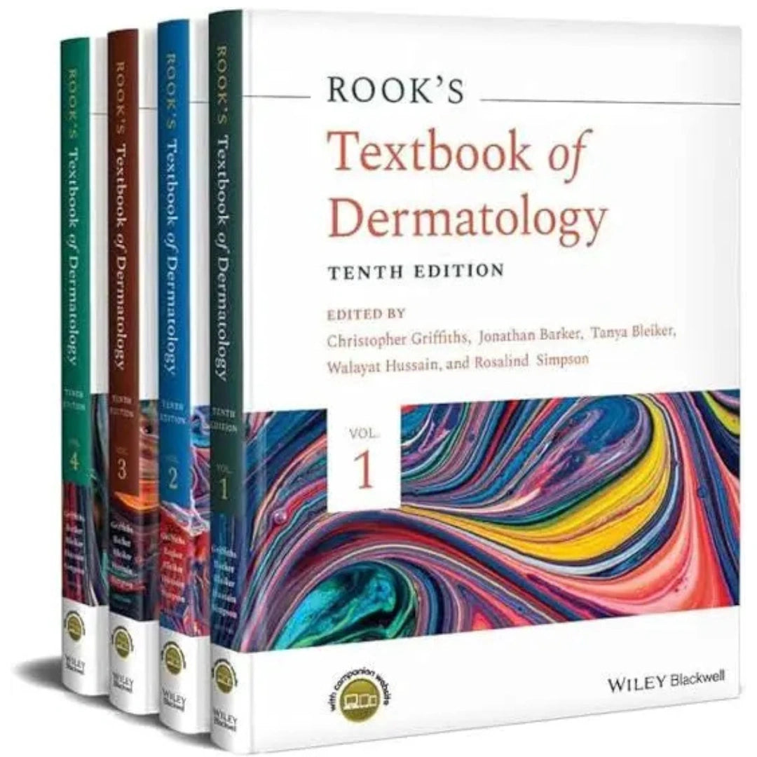 Rook's Textbook of Dermatology 10th Edition Premium Multicolor Matte P ...