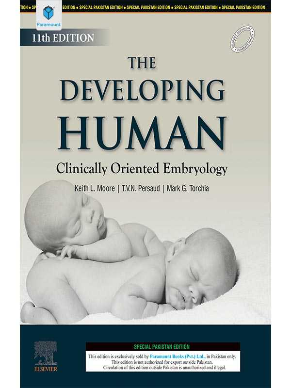 THE DEVELOPING HUMAN CLINICALLY ORIENTED EMBRYOLOGY BY KLM 11TH EDITION