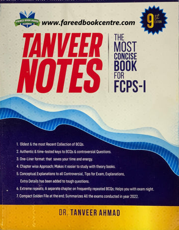 Tanveer Notes 9th Edition By Dr Tanveer Ahmad
