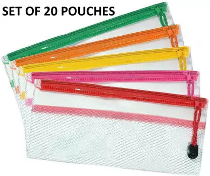 Transparent Zipper Pouch Medium